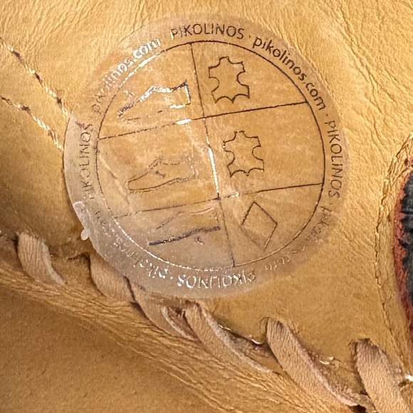 NWOB Pikolinos P. VALLARTA Women's Leather Sandals Shoes in Sandia Size 9.5 NEW - Picture 11 of 14